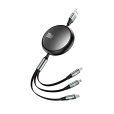 Sendem M21S 3 In 2 Retractable 100W Fast Charging Data Cable